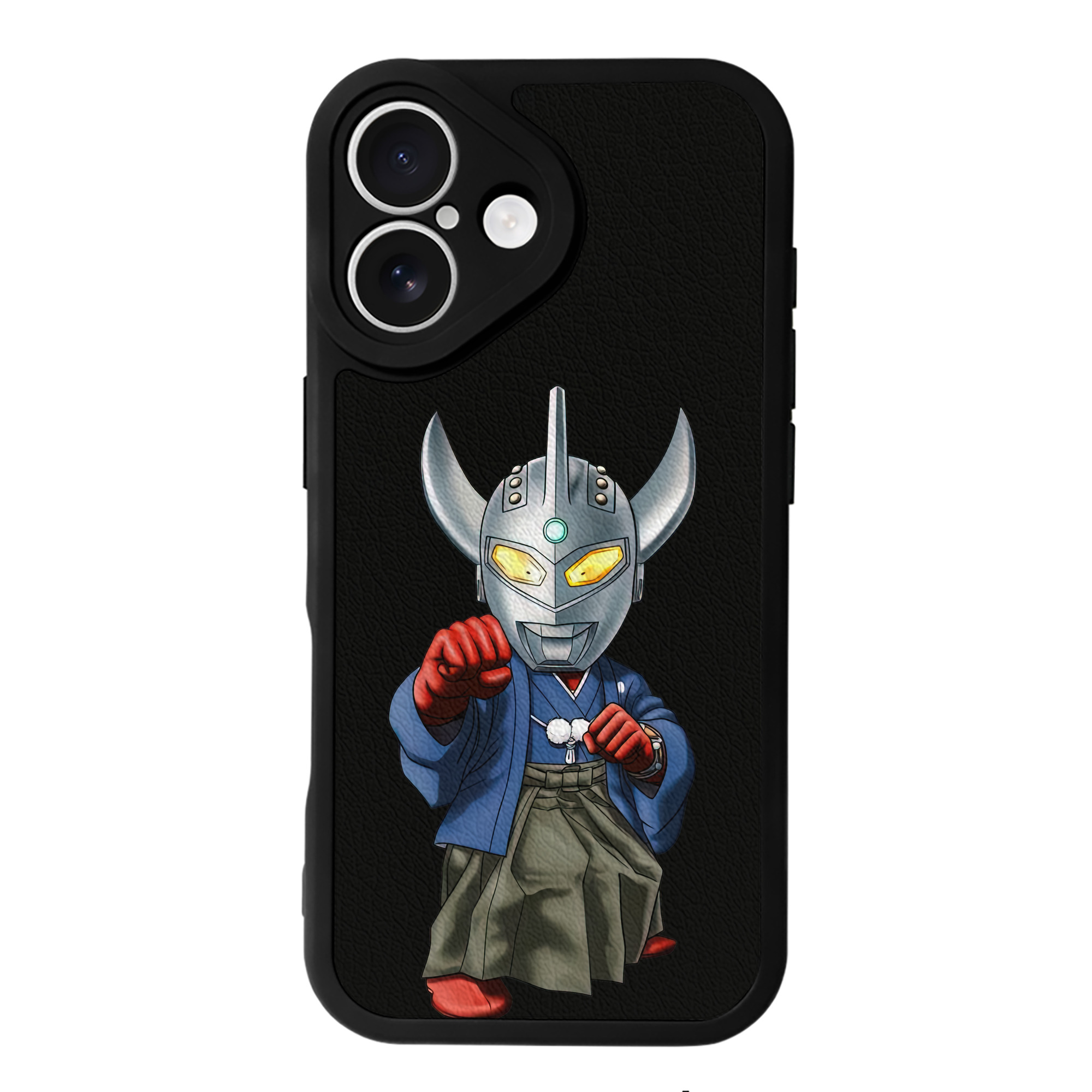 （画像用） ウルトラマン Ultraman 【iPhone 16シリーズ対応】シリコンスマホケース（レザー調） 材質：シリコン